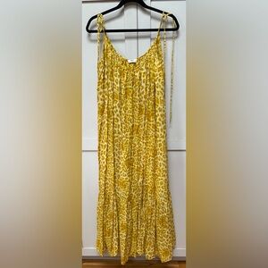MIKOH Yellow Leopard Print Maxi Size 2 Medium
